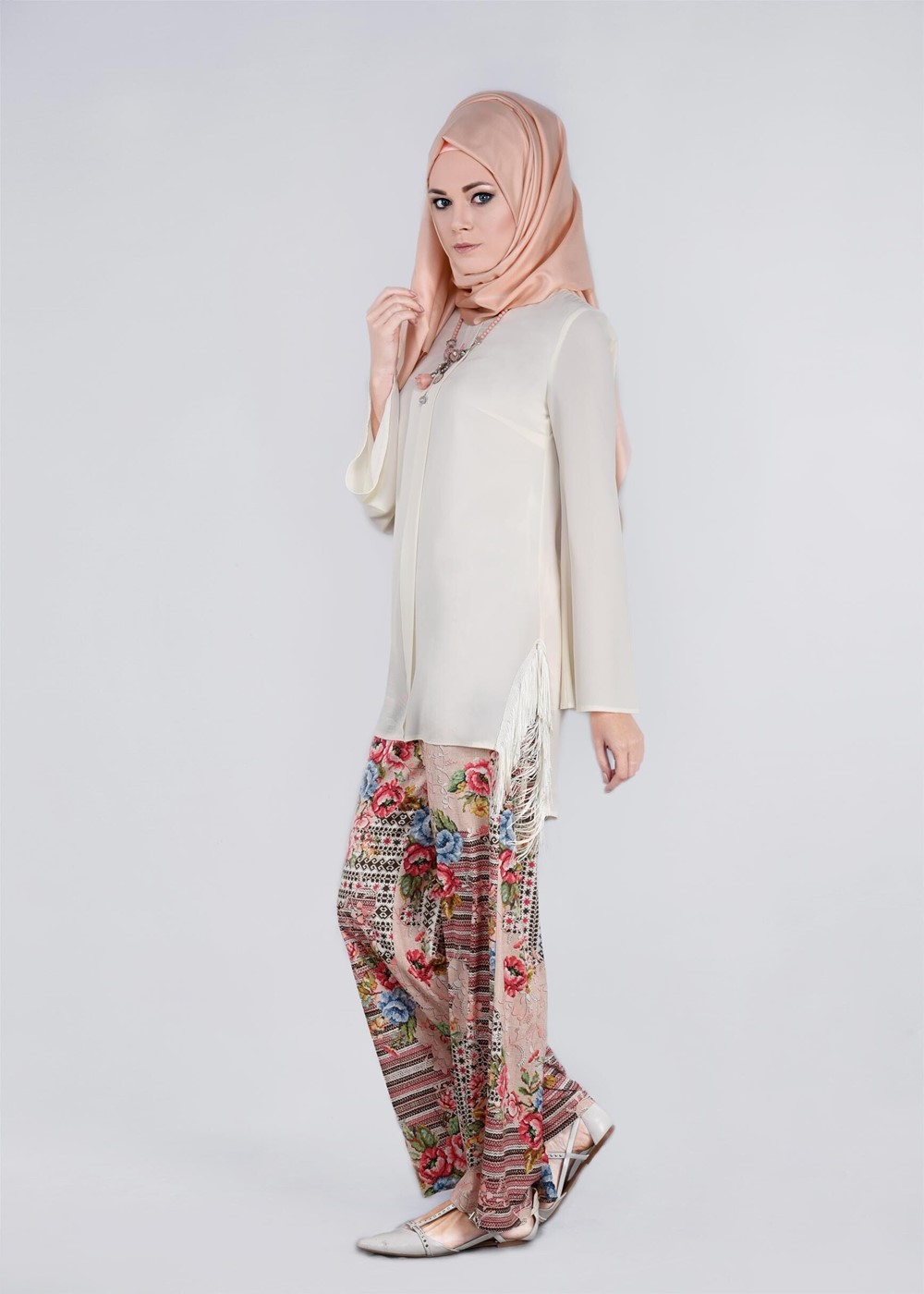 Tesettür giyim PUDRA T 7209 Sonya 10406 Pantolon-Alv Fashion