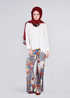 Tesettür giyim KREM T 7209 Sonya 10406 Pantolon-Alv Fashion