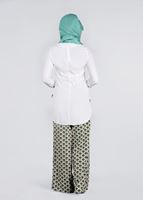 Hijab clothing BEIGE CREPE PANTS 7210 