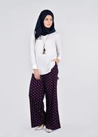 Hijab clothing NAVY BLUE CREPE PANTS 7210 