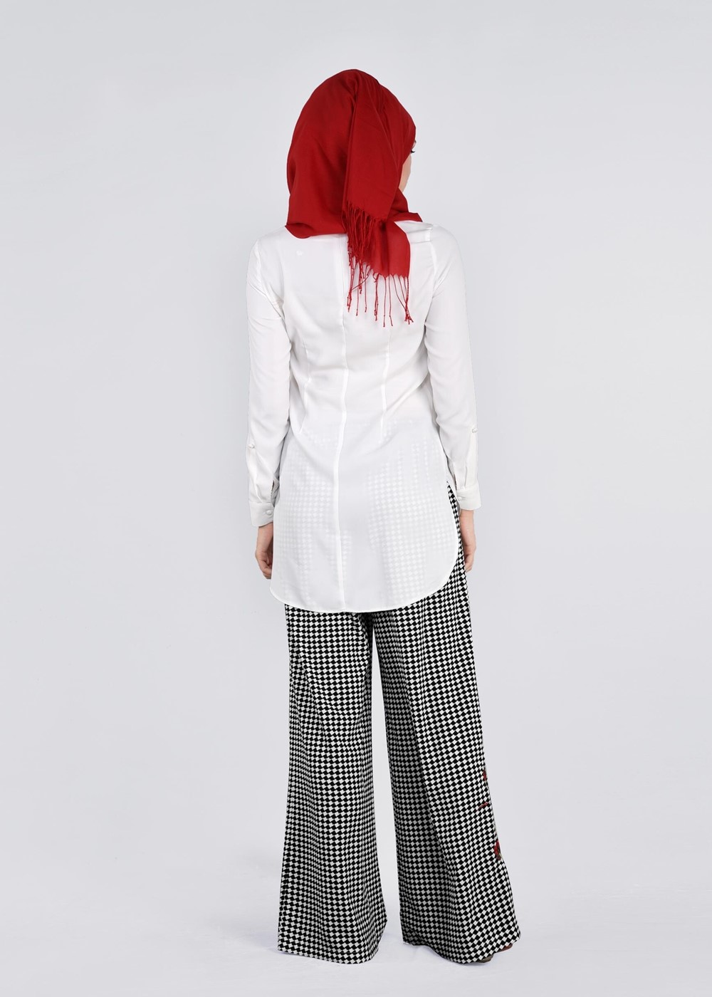 Tesettür giyim SİYAH T 7211 Como Emp. 1 Pantolon-Alv Fashion