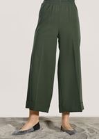 Vêtements hijab KAKI PANTALON LARGE À TAILLE ÉLASTIQUE 7241