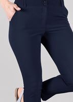 Tesettür giyim LACİVERT ARA BEL DAR PAÇA PANTOLON 7309 