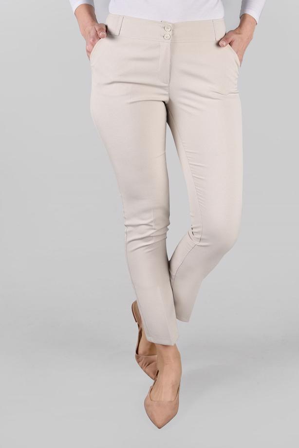 Tesettür giyim  ARA BEL DAR PAÇA PANTOLON 7309  - TRENDTESETTÜR
