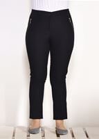 Tesettür giyim SİYAH T 7402 Amine Hüma-Klasik Kesim Pantolon