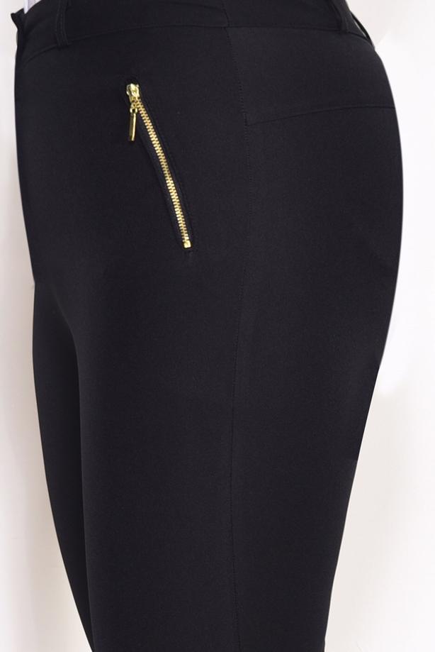 Vêtements hijab NOIR PANTALON COUPE CLASSIQUE 7402 - TRENDTESETTÜR