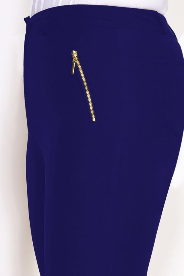 Vêtements hijab BLEU MARINE PANTALON COUPE CLASSIQUE 7402 - TRENDTESETTÜR