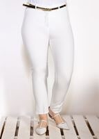 Hijab clothing CREAM BELT DETAILED PANTS 7602 