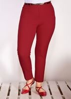 Vêtements hijab ROUGE PANTALON AVEC CEINTURE 7602