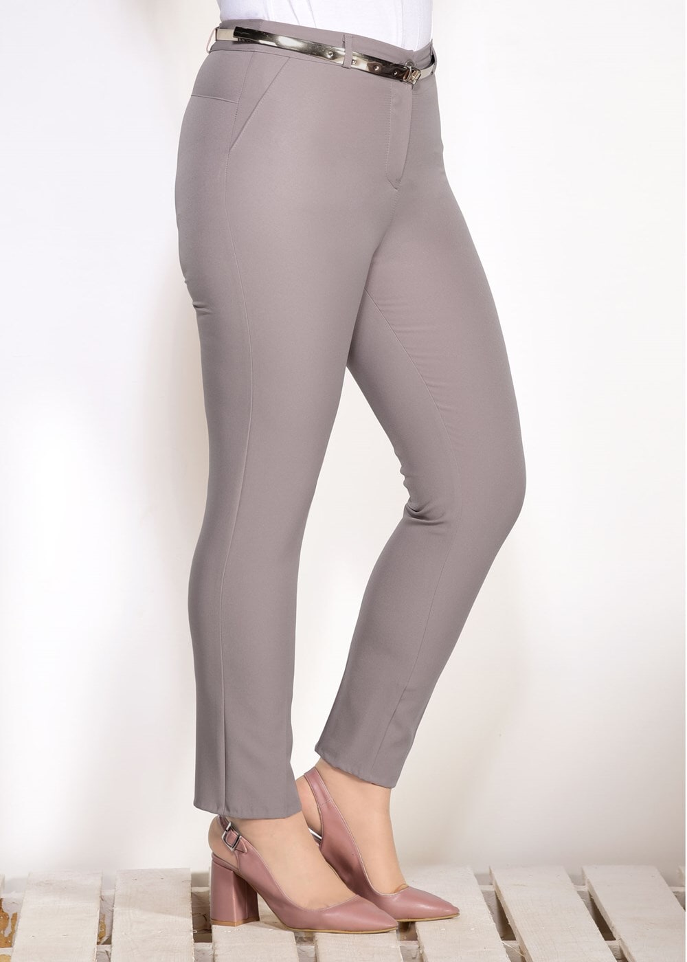 Vêtements hijab VISON PANTALON AVEC CEINTURE 7602