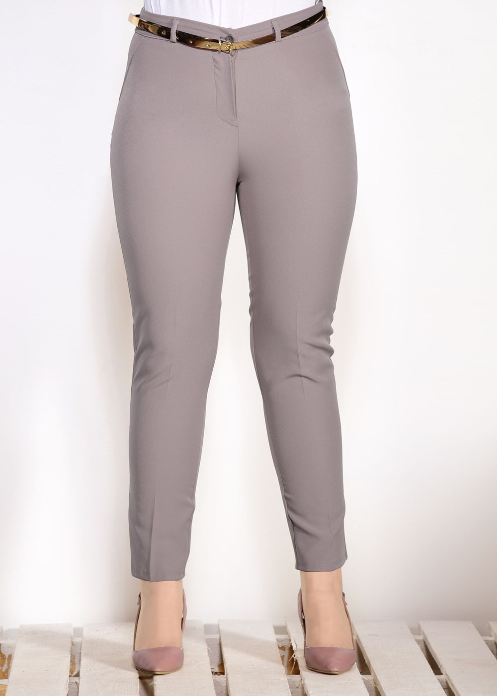 Vêtements hijab VISON PANTALON AVEC CEINTURE 7602