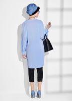 Tesettür giyim SİYAH DANTEL DETAYLI PANTOLON 7641 