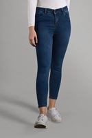 Tesettür giyim LACİVERT İNCİLİ PUL DETAYLI DENİM PANTOLON 8309 