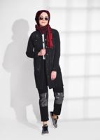 Vêtements hijab NOIR Pantalon T 8452 