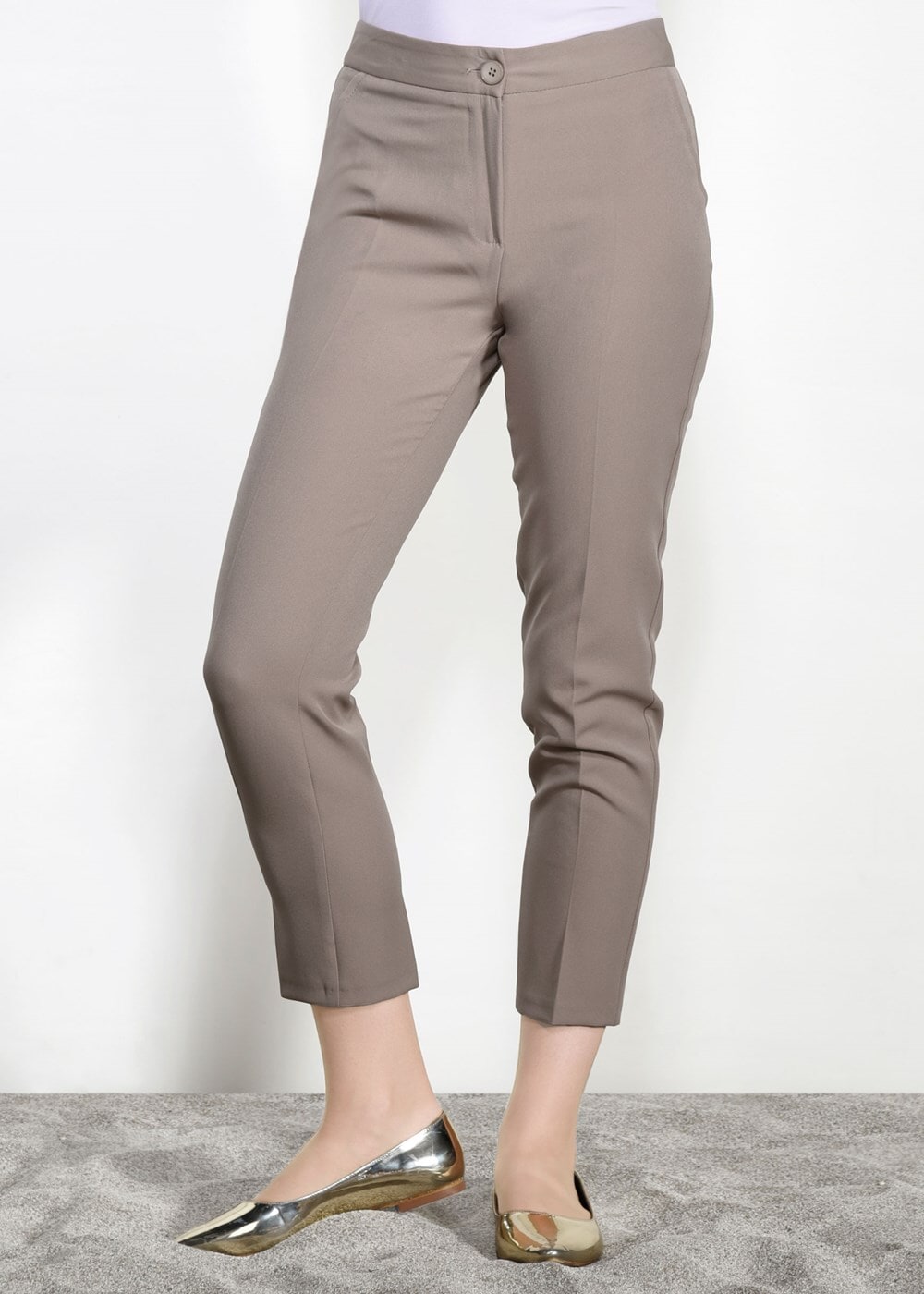 Hijab clothing BROWN CLASSIC CUT PANTS T 8541 