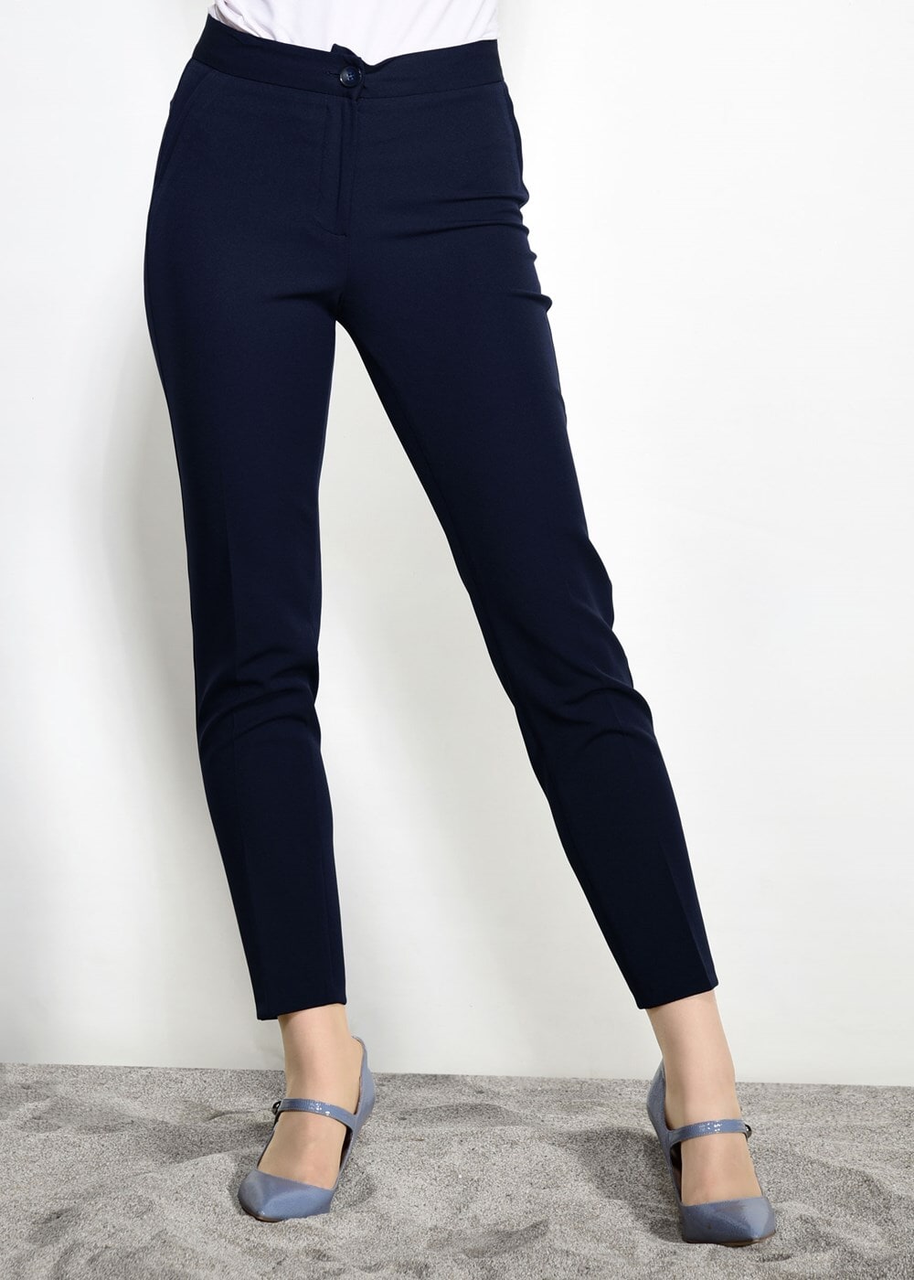 Vêtements hijab BLEU MARINE PANTALON COUPE CLASSIQUE 8541