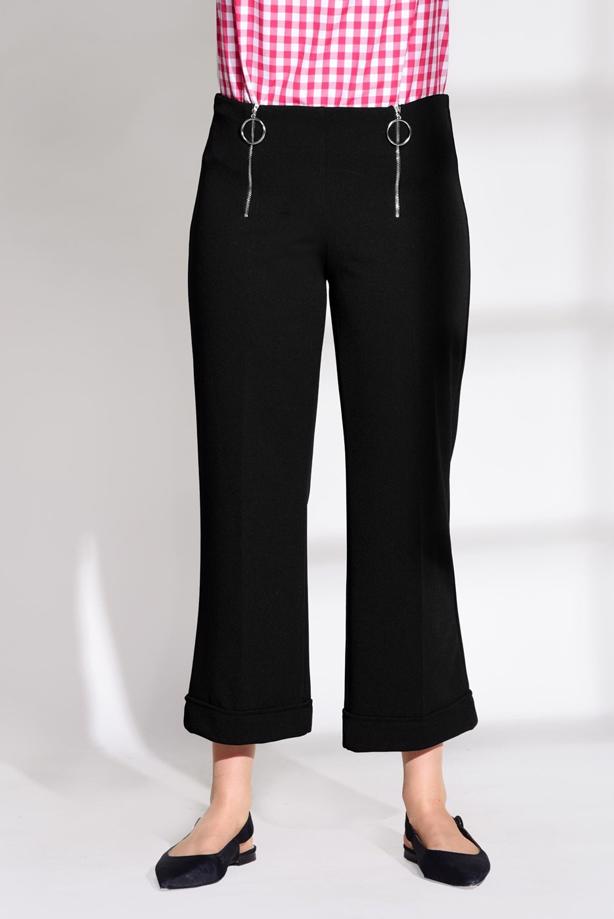 Vêtements hijab  ZIPPER DETAILED PANTS T 8664  - TRENDTESETTÜR