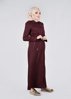 Tesettür giyim BORDO T 1011 Taylor Pardesü-Alv Fashion