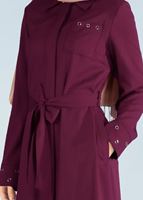 Tesettür giyim MOR T 1016 Derin 8169 Pardesü-Alv Fashion