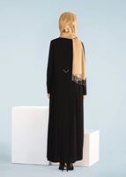 Tesettür giyim SİYAH T 1023 Gino Pardesü-Alv Fashion