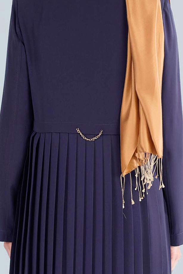 Tesettür giyim  T 1023 Gino Pardesü-Alv Fashion - TRENDTESETTÜR