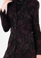 Tesettür giyim MÜRDÜM DESENLİ PARDESÜ 1041 