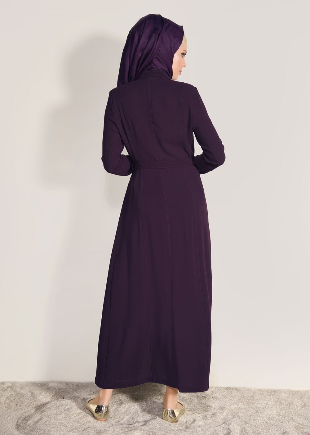 Tesettür giyim MÜRDÜM T 1049 Orlando Tesettür Pardesü-Alv Fashion