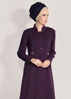 Tesettür giyim MÜRDÜM T 1079 Kiwon Pardesü-Alv Fashion