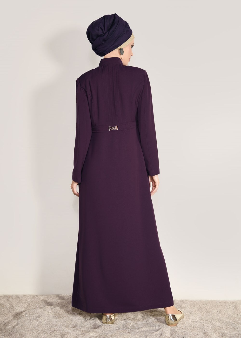 Tesettür giyim MÜRDÜM T 1079 Kiwon Pardesü-Alv Fashion