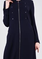 Tesettür giyim LACİVERT T 1087 Maral 5985 Pardesü-Alv Fashion