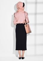 Tesettür giyim SİYAH 69341 ETEK