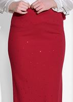 Tesettür giyim KIRMIZI 69341 ETEK