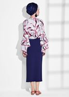 Tesettür giyim LACİVERT 69341 ETEK