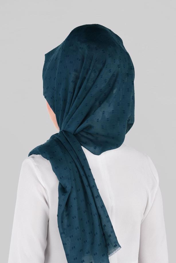 Vêtements hijab  T 48030 Polo İst.-İpeksi Krep Şal - TRENDTESETTÜR