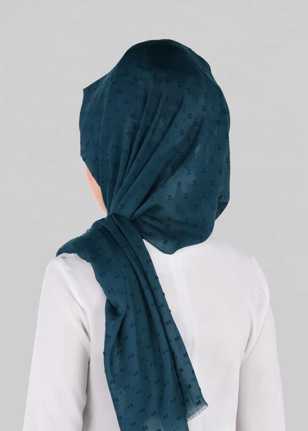 Vêtements hijab VERT T 48030 Polo İst.-İpeksi Krep Şal