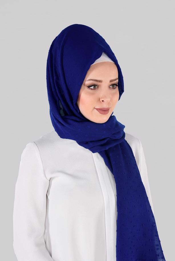Vêtements hijab  T 48030 Polo İst.-İpeksi Krep Şal - TRENDTESETTÜR