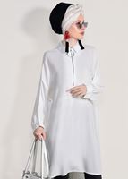 Hijab clothing WHITE SALAS TUNIC 10016-1 