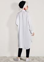 Hijab clothing WHITE SALAS TUNIC 10016-1 