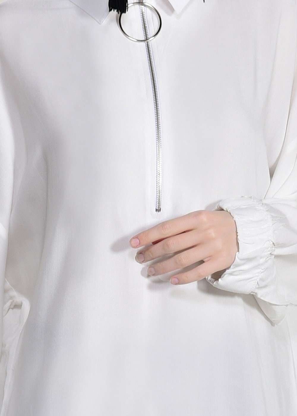 Hijab clothing WHITE SALAS TUNIC 10016-1 