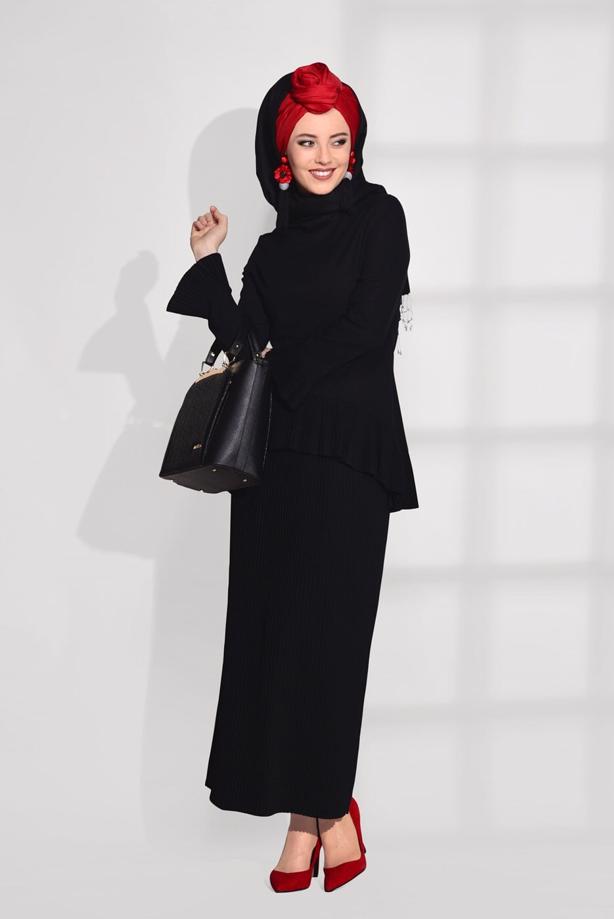 Vêtements hijab  PLEATED 2 PIECE SKIRTED SUIT  791 - TRENDTESETTÜR