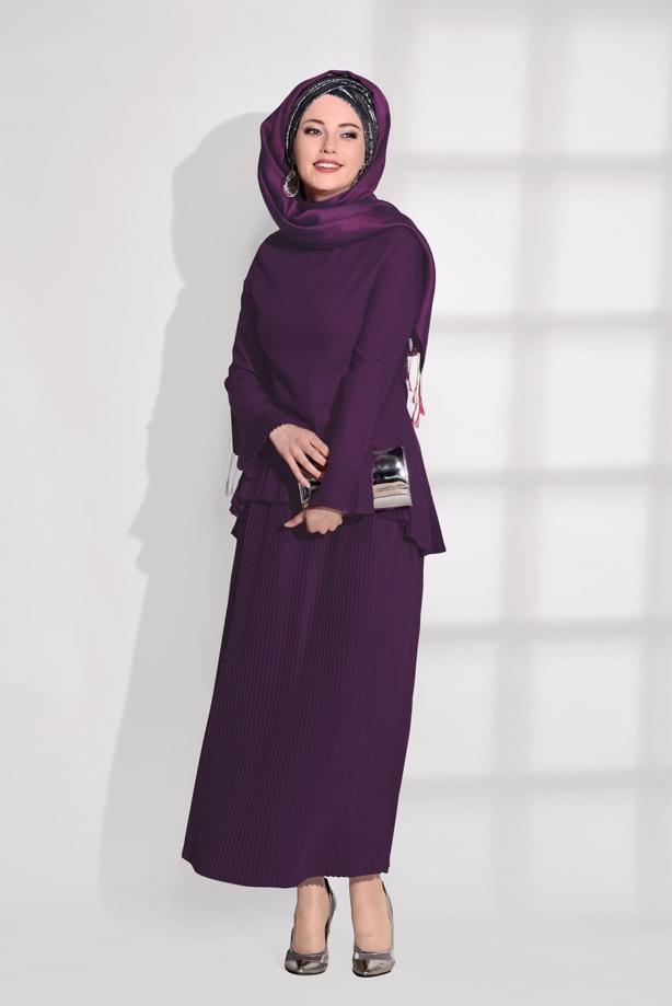Vêtements hijab  PLEATED 2 PIECE SKIRTED SUIT  791 - TRENDTESETTÜR