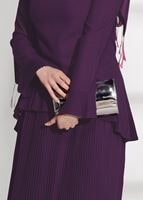 Vêtements hijab POURPRE  JUPE PLISSÉE 2 PIÈCES 791