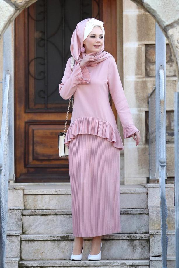 Vêtements hijab  PLEATED 2 PIECE SKIRTED SUIT  791 - TRENDTESETTÜR
