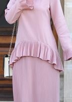 Vêtements hijab POUDRE  JUPE PLISSÉE 2 PIÈCES 791