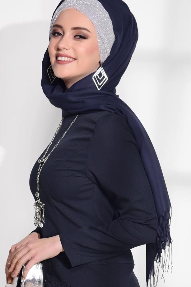 Vêtements hijab   LASER CUT SKIRTED SUIT T 801 - TRENDTESETTÜR