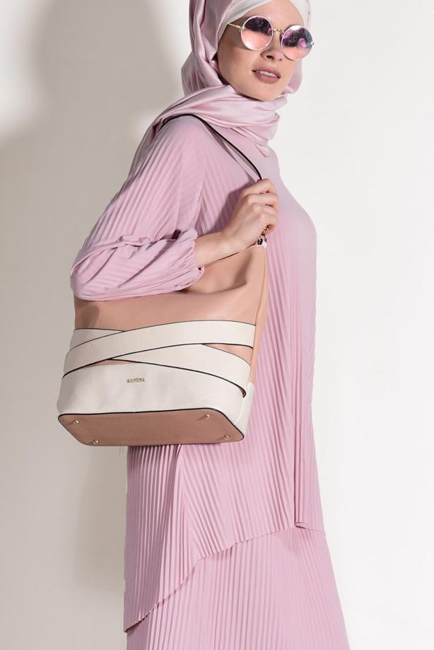 Vêtements hijab  PLEATED SKIRTED SUIT 3526  - TRENDTESETTÜR