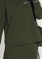 Vêtements hijab KAKI COSTUME JUPE 2 PIÈCES 8004