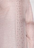 Tesettür giyim PUDRA İNCİ DETAYLI SİMLİ PANTOLONLU TAKIM 03781 