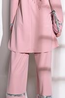 Tesettür giyim PUDRA T 11181 Elegance- Pul Payet Pantolonlu Takım