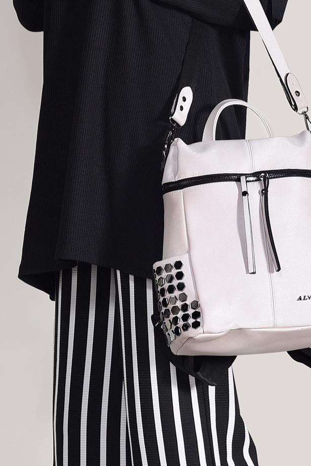 Hijab-Kleidung  T 2526 Dkn-Çizgili Pantolonlu Takım - TRENDTESETTÜR